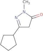 3-Cyclopentyl-1-methyl-4,5-dihydro-1H-pyrazol-5-one
