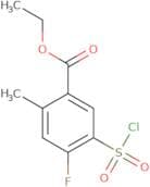 Ethyl 5-(chlorosulfonyl)-4-fluoro-2-methylbenzoate