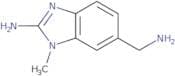 6-(Aminomethyl)-1-methyl-1H-1,3-benzodiazol-2-amine