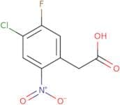 2-(4-Chloro-5-fluoro-2-nitrophenyl)acetic acid