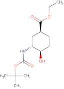 (1S,3R,4R)-3-(Boc-amino)-4-hydroxy-cyclohexanecarboxylic acid ethyl ester