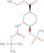 (1S,3R,4R)-3-[(tert-Butoxycarbonyl)amino]-4-[(methylsulfonyl)oxy]cyclohexanecarboxylic Acid Ethyl …