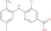 5-Chloro-6-[(5-fluoro-2-methylphenyl)amino]pyridine-3-carboxylic acid