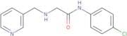 N-(4-Chlorophenyl)-2-[(pyridin-3-ylmethyl)amino]acetamide