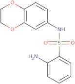 2-Amino-N-(2,3-dihydro-1,4-benzodioxin-6-yl)benzene-1-sulfonamide
