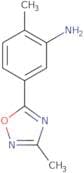2-Methyl-5-(3-methyl-1,2,4-oxadiazol-5-yl)aniline