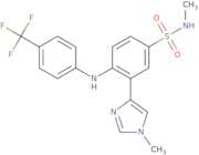 N-Methyl-3-(1-methyl-1H-imidazol-4-yl)-4-((4-(trifluoromethyl)phenyl)amino)benzenesulfonamide