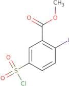Methyl 5-(chlorosulfonyl)-2-iodobenzoate