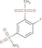 4-Fluoro-3-methanesulfonylbenzene-1-sulfonamide