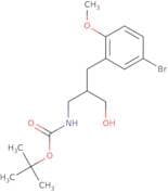 tert-Butyl N-{2-[(5-bromo-2-methoxyphenyl)methyl]-3-hydroxypropyl}carbamate