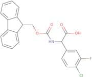 2-(4-Chloro-3-fluorophenyl)-2-({[(9H-fluoren-9-yl)methoxy]carbonyl}amino)acetic acid