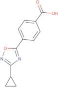 4-(3-Cyclopropyl-1,2,4-oxadiazol-5-yl)benzoic acid
