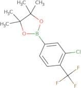 2-[3-Chloro-4-(trifluoromethyl)phenyl]-4,4,5,5-tetramethyl-1,3,2-dioxaborolane