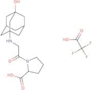 (2S)-1-[2-[(3-Hydroxy-1-adamantyl)amino]acetyl]pyrrolidine-2-carboxylic acid 2,2,2-trifluoroacetic…