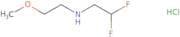(2,2-Difluoroethyl)(2-methoxyethyl)amine hydrochloride