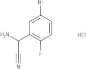 2-Amino-2-(5-bromo-2-fluorophenyl)acetonitrile hydrochloride