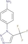 4-[5-(Trifluoromethyl)-1H-1,2,3-triazol-1-yl]aniline