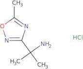 2-(5-Methyl-1,2,4-oxadiazol-3-yl)propan-2-amine hydrochloride