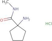 1-Amino-N-methylcyclopentane-1-carboxamide hydrochloride