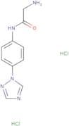 2-Amino-N-[4-(1H-1,2,4-triazol-1-yl)phenyl]acetamide dihydrochloride