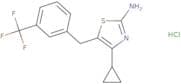 4-Cyclopropyl-5-{[3-(trifluoromethyl)phenyl]methyl}-1,3-thiazol-2-amine hydrochloride