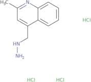 4-(Hydrazinylmethyl)-2-methylquinoline trihydrochloride