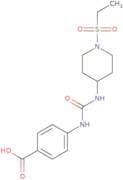 4-({[1-(Ethanesulfonyl)piperidin-4-yl]carbamoyl}amino)benzoic acid