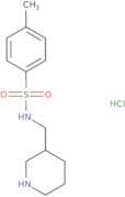 4-Methyl-N-(piperidin-3-ylmethyl)benzene-1-sulfonamide hydrochloride