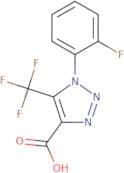 1-(2-Fluorophenyl)-5-(trifluoromethyl)-1H-1,2,3-triazole-4-carboxylic acid