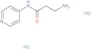 3-Amino-N-(pyridin-4-yl)propanamide dihydrochloride