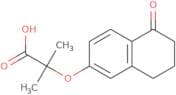 2-Methyl-2-[(5-oxo-5,6,7,8-tetrahydronaphthalen-2-yl)oxy]propanoic acid