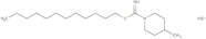 1-Dodecylsulfanylcarboximidoyl-4-methylpiperidine hydrobromide