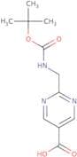 2-(((tert-Butoxycarbonyl)amino)methyl)pyrimidine-5-carboxylic acid