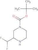 tert-butyl 3-(difluoromethyl)piperazine-1-carboxylate