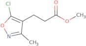 Methyl 3-(5-chloro-3-methyl-1,2-oxazol-4-yl)propanoate