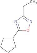 5-Cyclopentyl-3-ethyl-1,2,4-oxadiazole