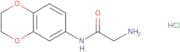 2-Amino-N-(2,3-dihydro-1,4-benzodioxin-6-yl)acetamide hydrochloride