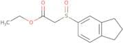Ethyl 2-(2,3-dihydro-1H-indene-5-sulfinyl)acetate