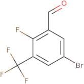 5-Bromo-2-fluoro-3-(trifluoromethyl)benzaldehyde