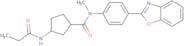 (1R,3S)-N-[4-(1,3-Benzoxazol-2-yl)phenyl]-N-methyl-3-propanamidocyclopentane-1-carboxamide