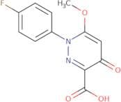 1-(4-Fluorophenyl)-6-methoxy-4-oxo-1,4-dihydropyridazine-3-carboxylic acid
