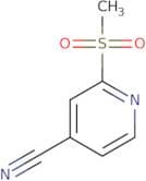 2-Methanesulfonylpyridine-4-carbonitrile