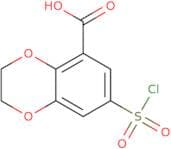 7-(Chlorosulfonyl)-2,3-dihydro-1,4-benzodioxine-5-carboxylic acid