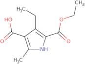 5-(Ethoxycarbonyl)-4-ethyl-2-methyl-1H-pyrrole-3-carboxylic acid