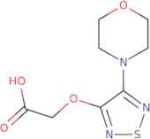 2-{[4-(Morpholin-4-yl)-1,2,5-thiadiazol-3-yl]oxy}acetic acid