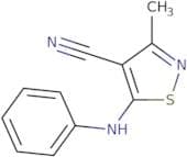 3-Methyl-5-(phenylamino)-1,2-thiazole-4-carbonitrile