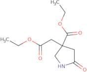 Ethyl 3-(2-ethoxy-2-oxoethyl)-5-oxopyrrolidine-3-carboxylate