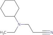 3-[Cyclohexyl(ethyl)amino]propanenitrile