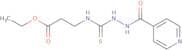 ethyl 3-((((4-pyridylcarbonylamino)amino)thioxomethyl)amino)propanoate