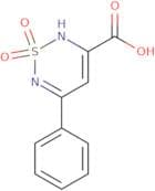 1,1-Dioxo-5-phenyl-2H-1,2,6-thiadiazine-3-carboxylic acid